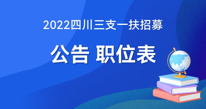 万博max体育官方洞察力 判断力资讯灵通资讯最新招聘速看！2022四川三支一扶招